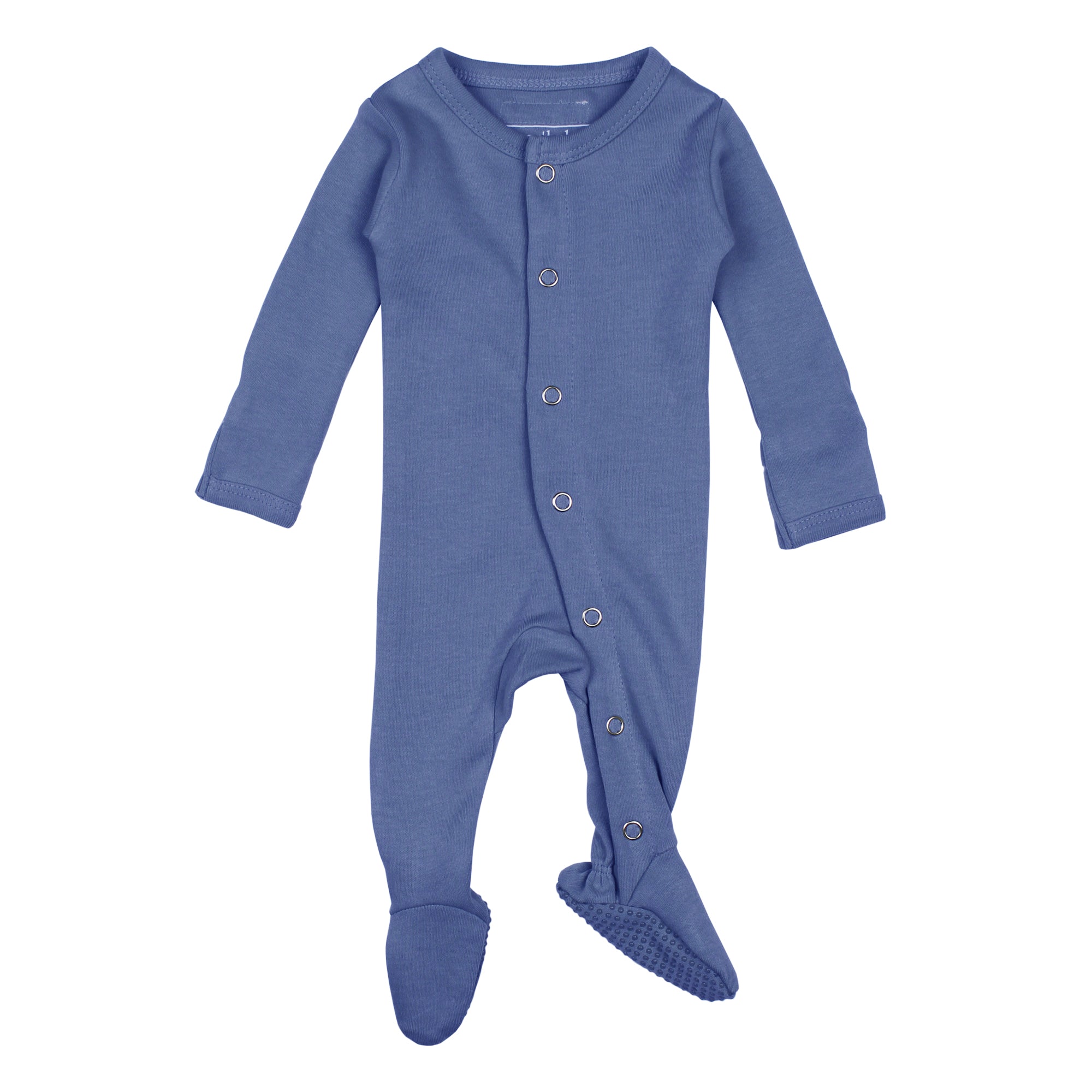 Slate Snap Footie 3-6m