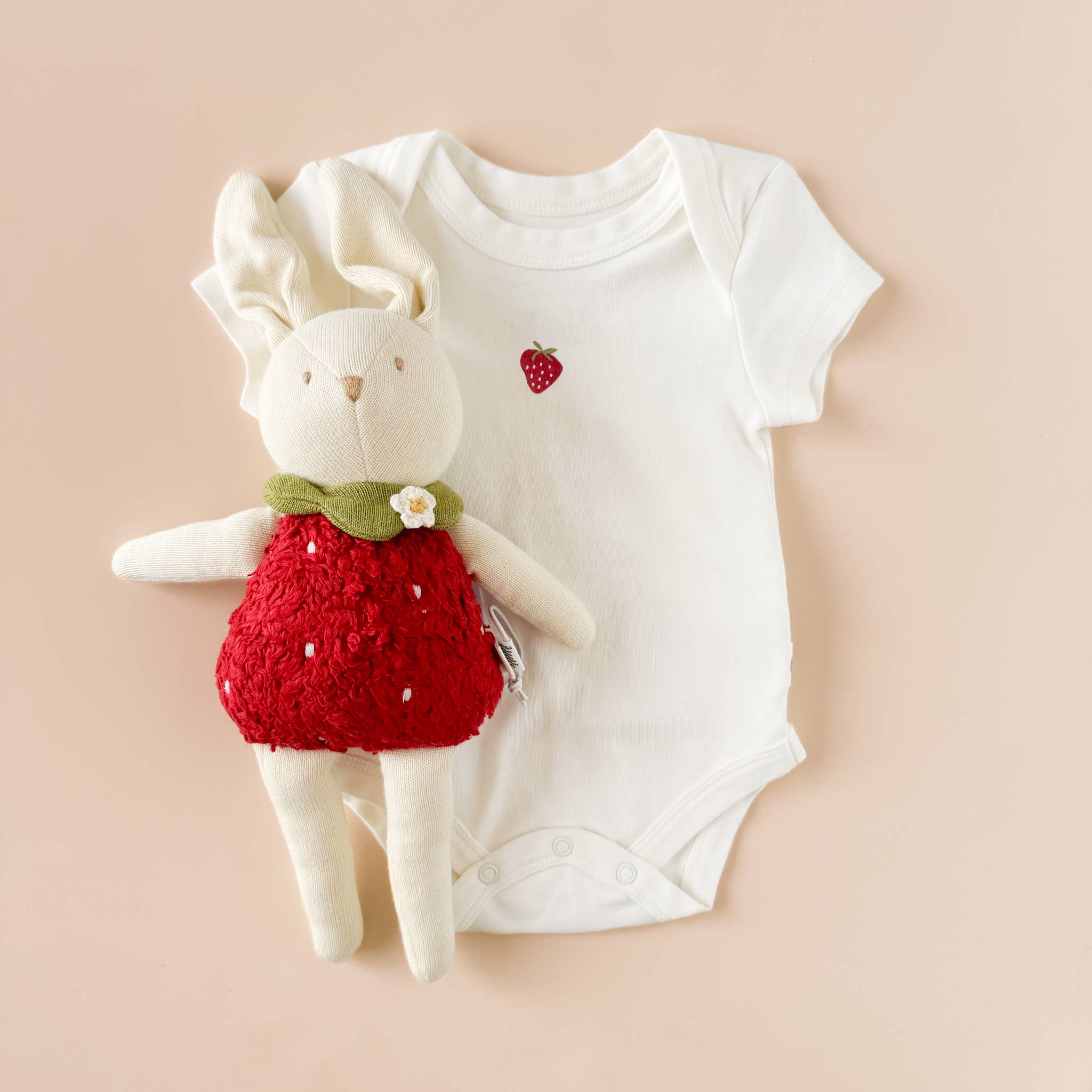 Strawberry Onesie Baby Bodysuit Organic Graphic Tee Gift
