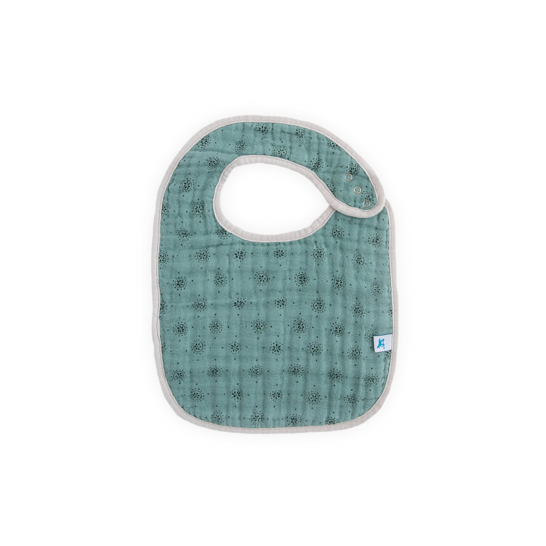 Cotton Muslin Classic Bib 3 Pack - Vintage Floral