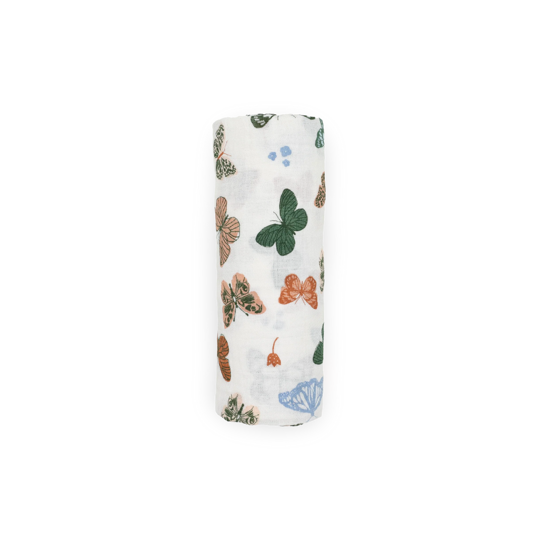 Cotton Muslin Swaddle Butterlies