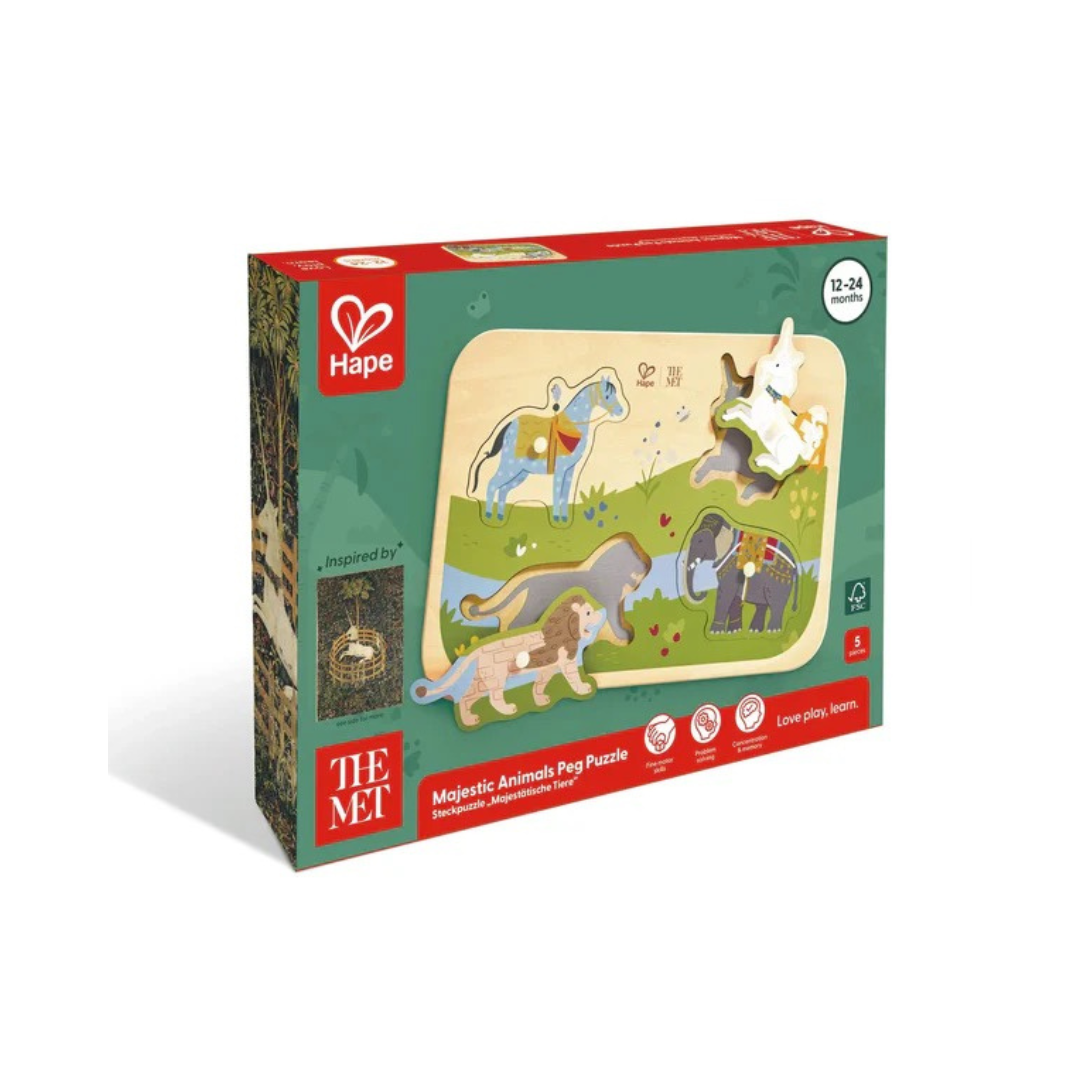 Majestic Animals Peg Puzzle