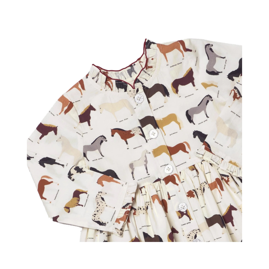 Autumn Horse Breeds Dress