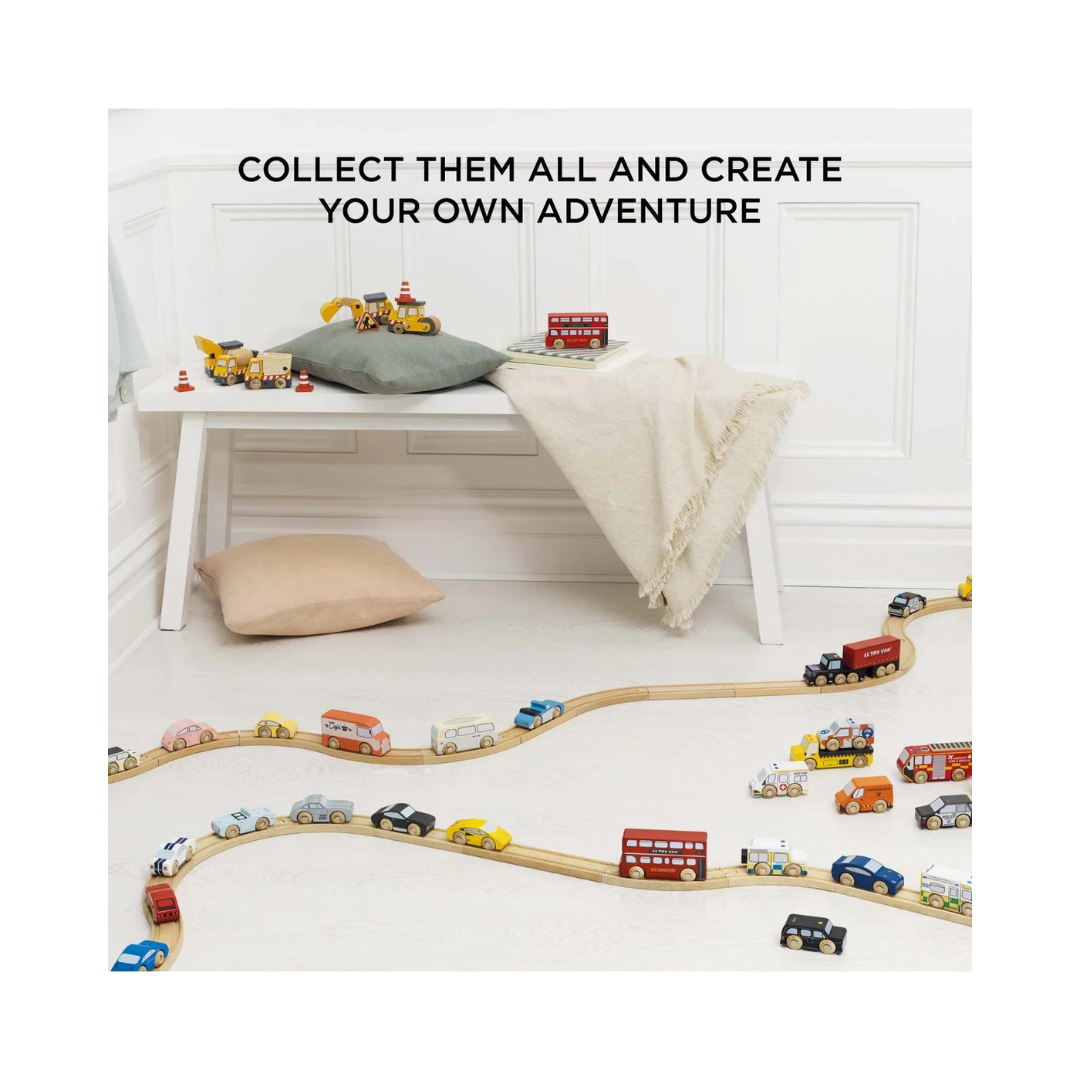 Emergency Wooden Vehicle Set