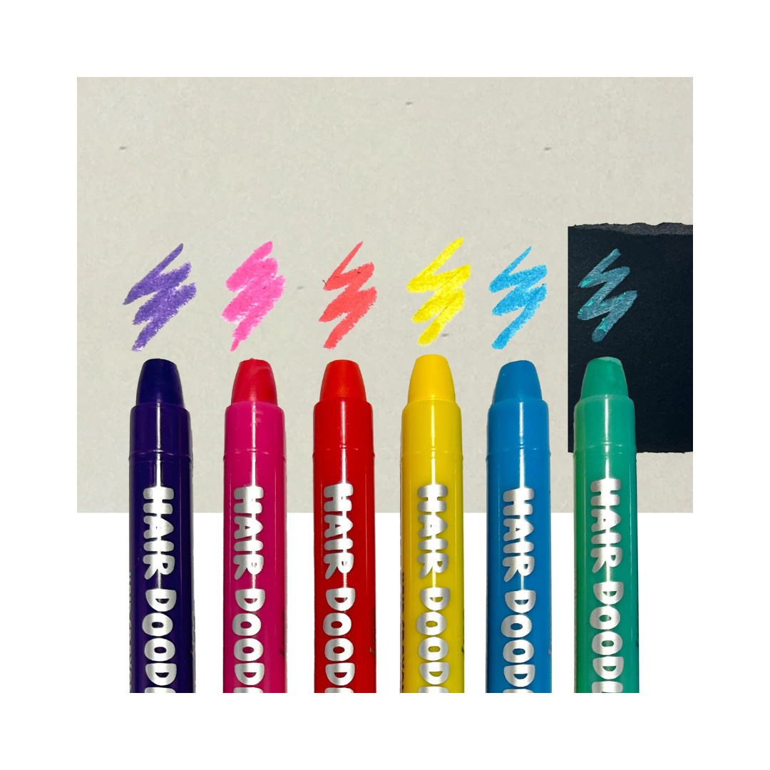Hair Doodlers 6 Hair Crayons