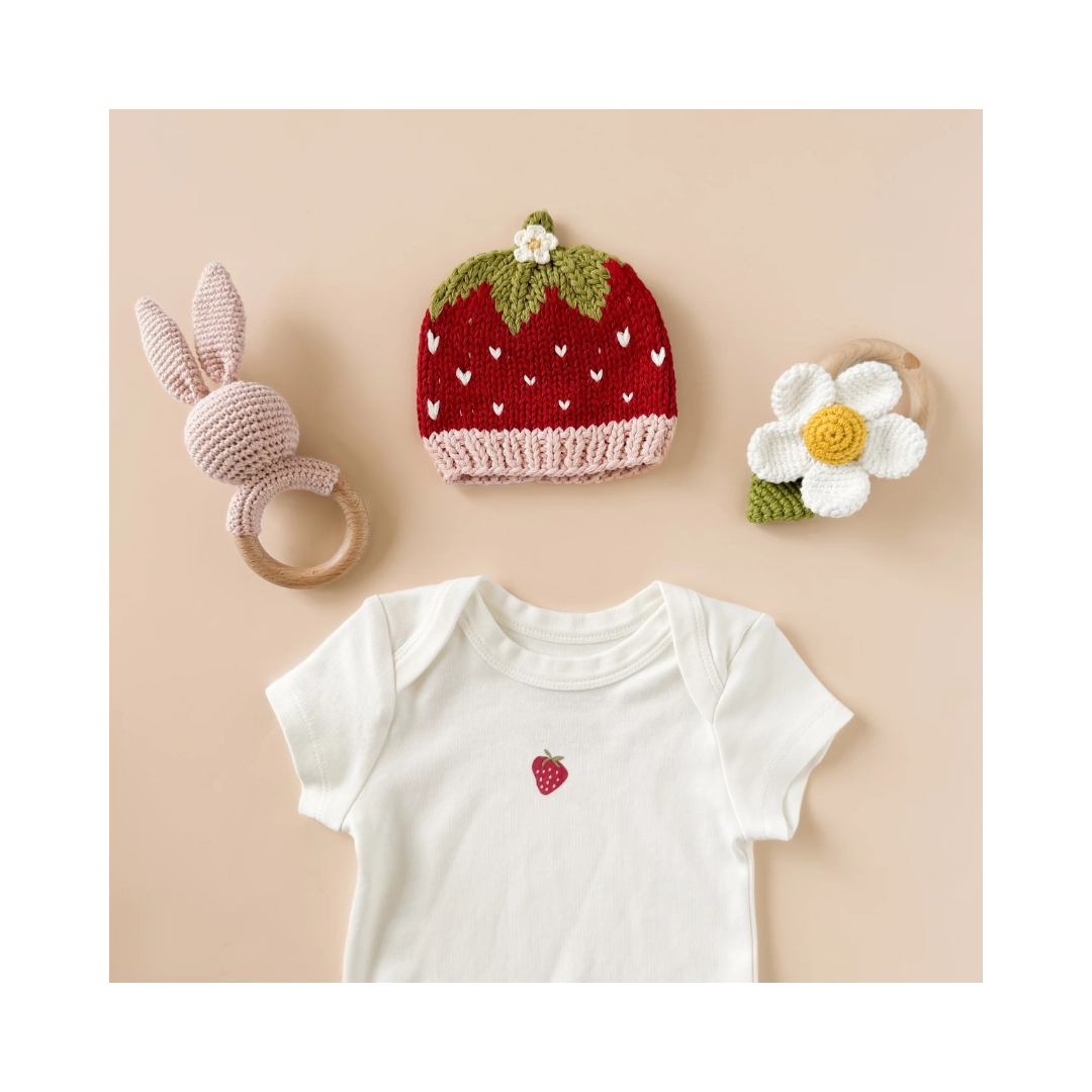 Strawberry Cotton Beanie