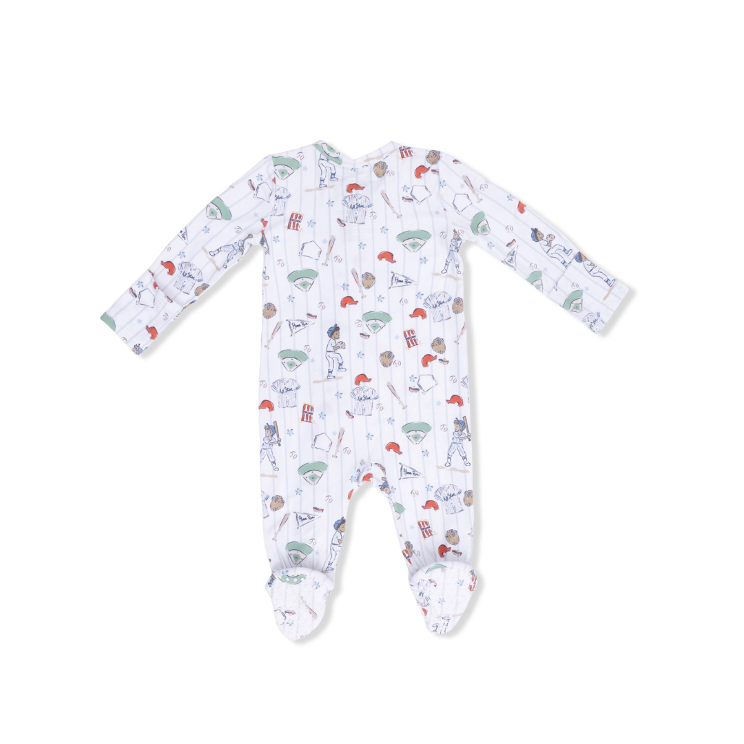 Home Run Baseball 2 Way Zipper Footie