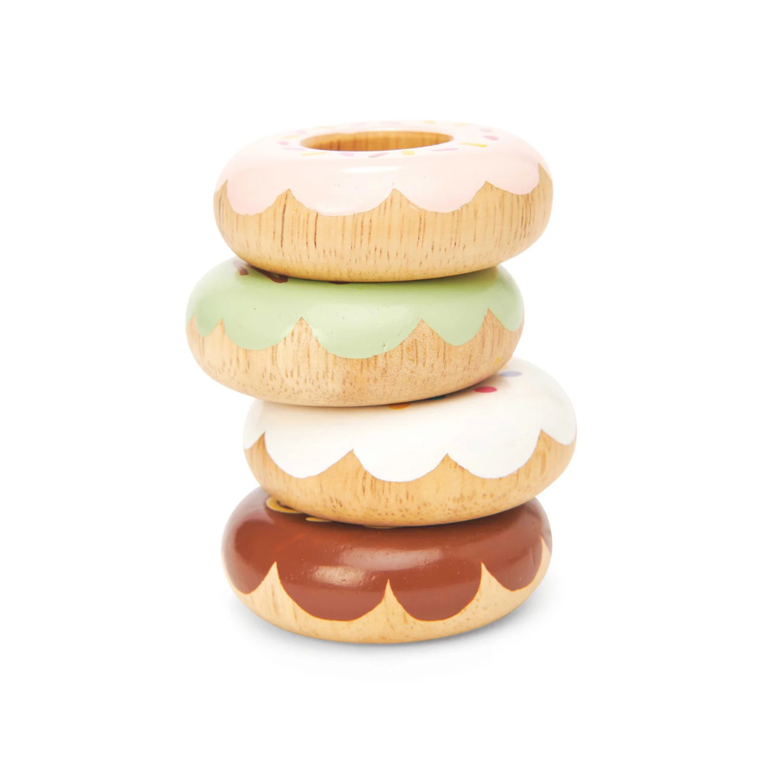 Wooden Donut Play Food Set