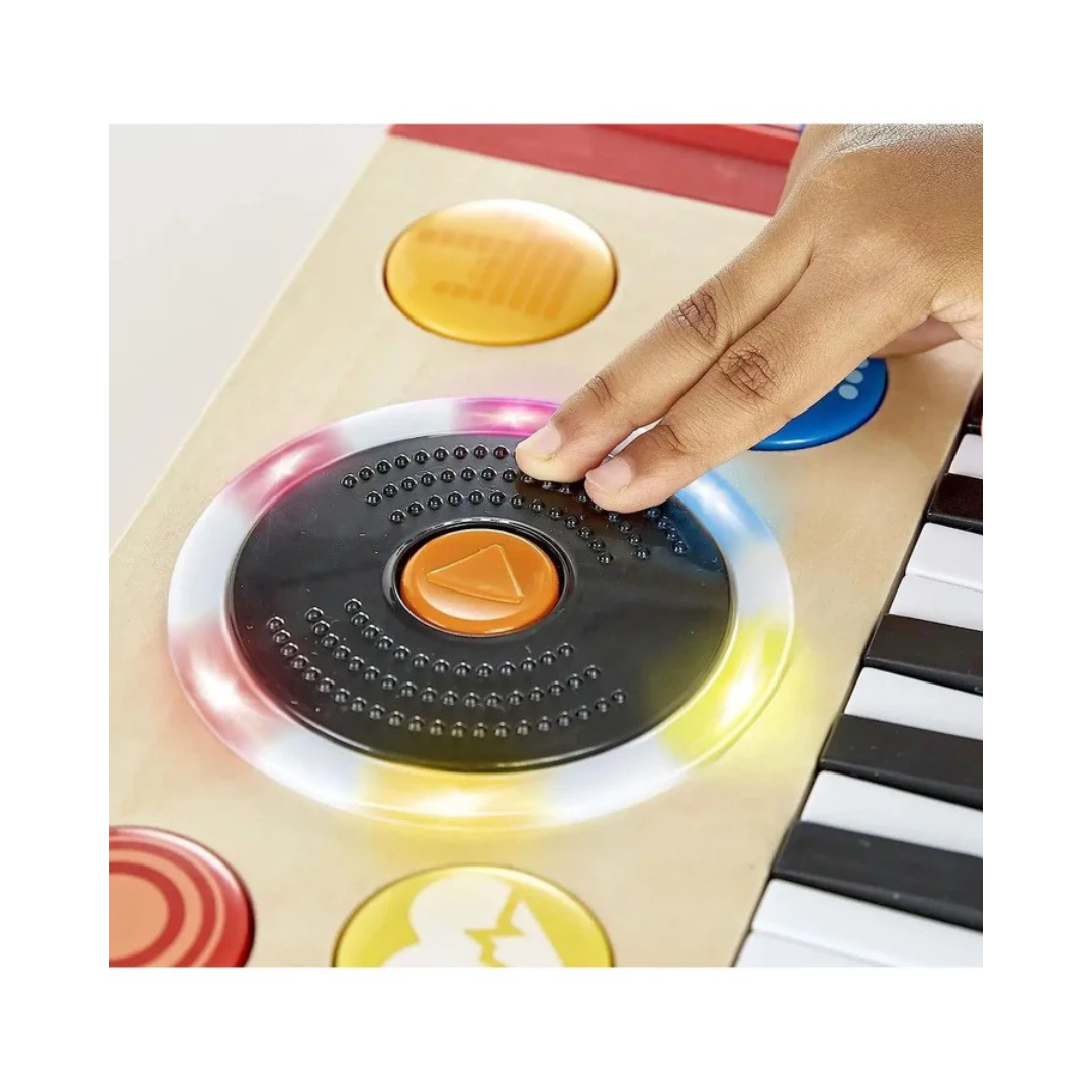 Hape DJ Mix & Spin Studio Musical Toy, Red
