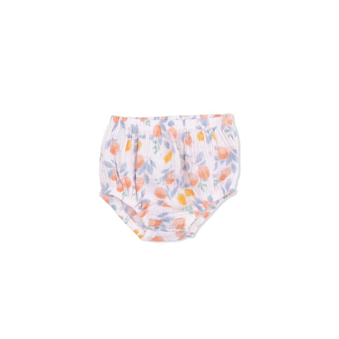 Citrus Floral Smocked Sundress With Bloomer