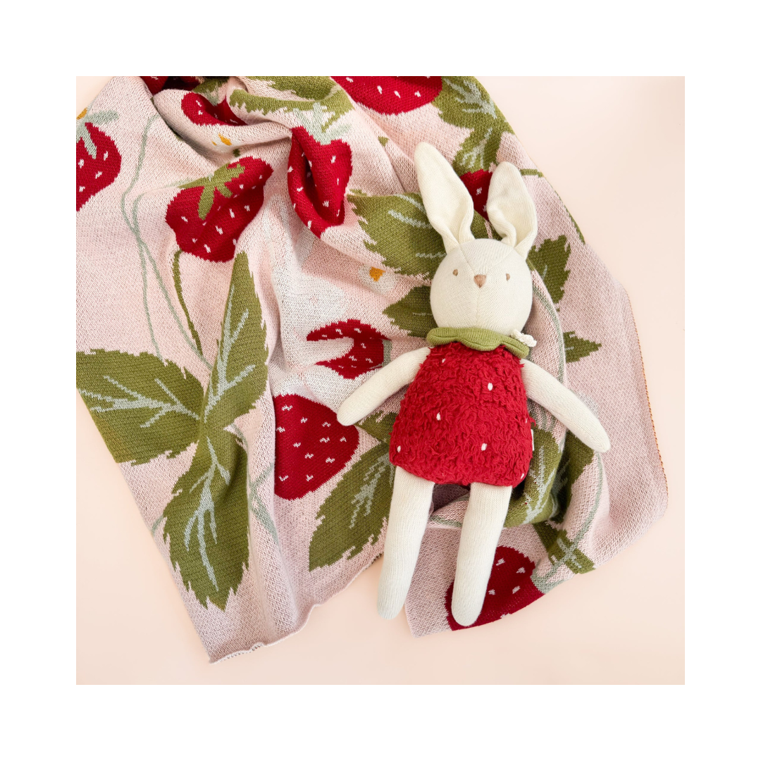 Bailey Bunny Strawberry Plushie