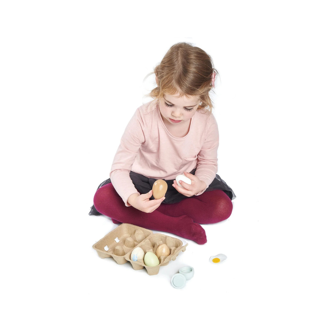 Fresh Wooden Eggs
