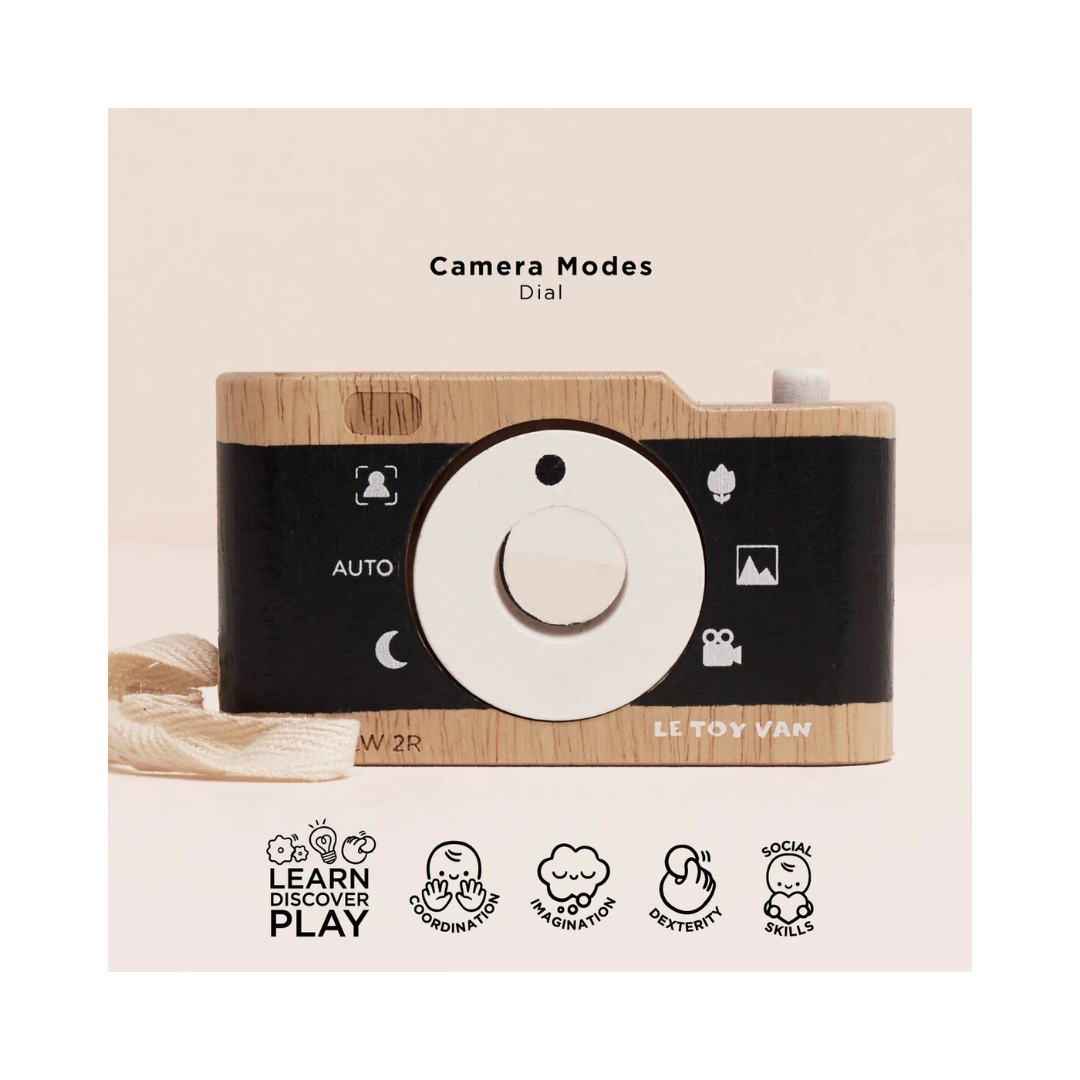 Wooden Retro Camera