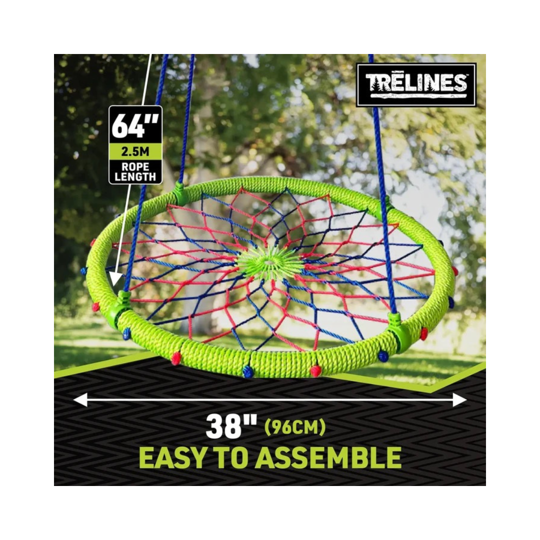 Trelines 40”Round Disc Dreamcatcher Swing
