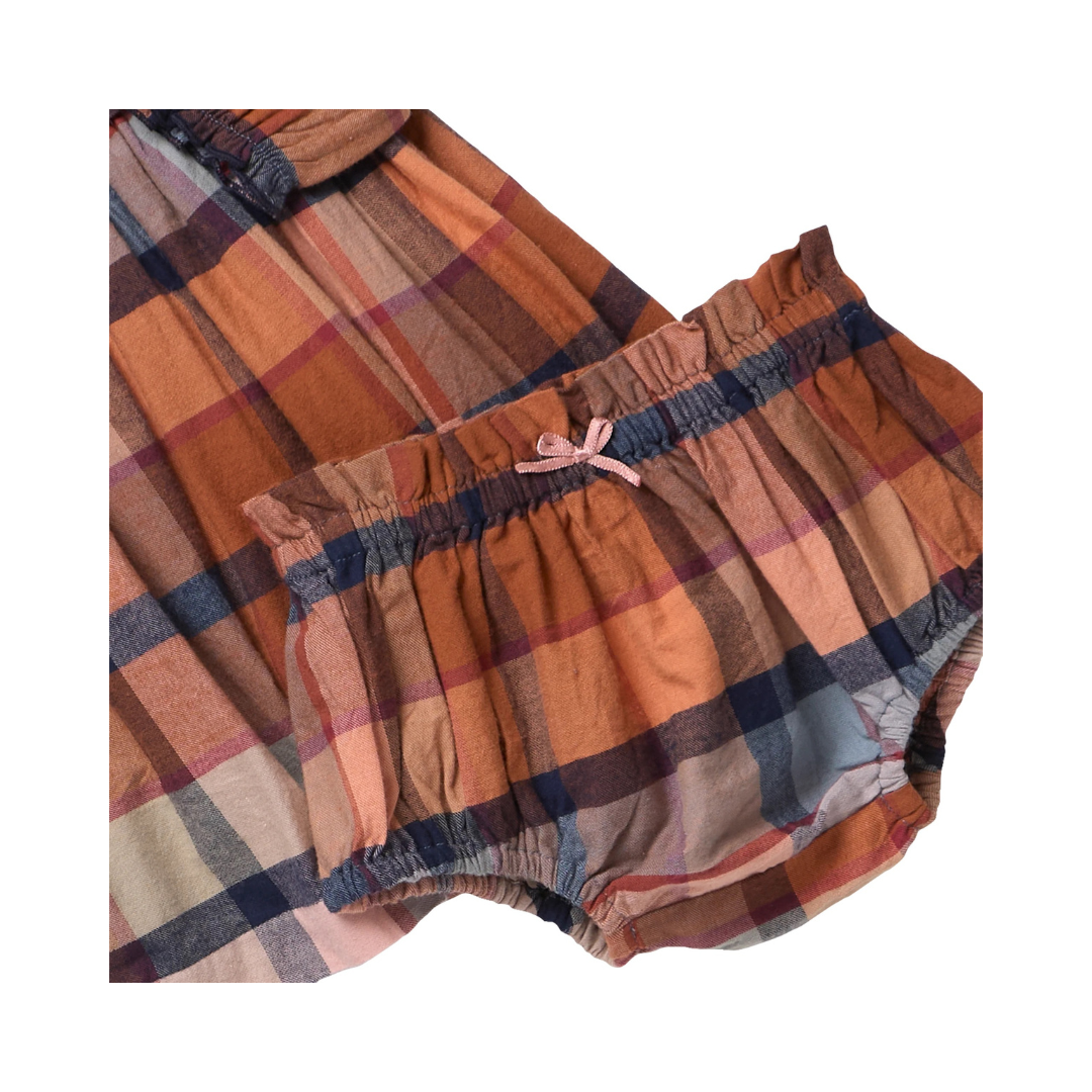 Hayride Plaid Baby Dress Set