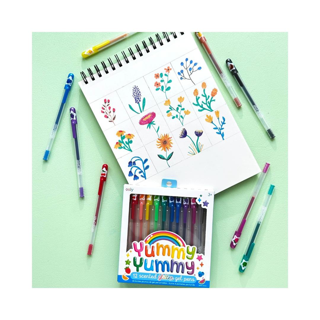 Yummy yummy Metallic  Gel Pens 6-ct