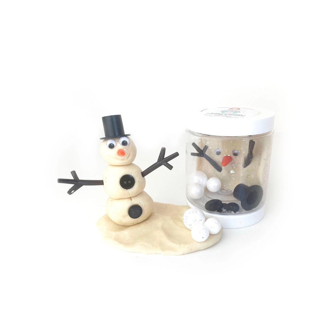Snowman Mini Dough-To-Go