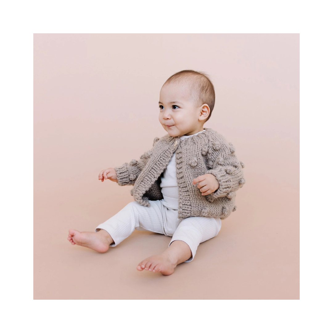 Flax Popcorn Cardigan