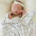 Grid Minky Stretch Mini Blanket — gallery photo 4