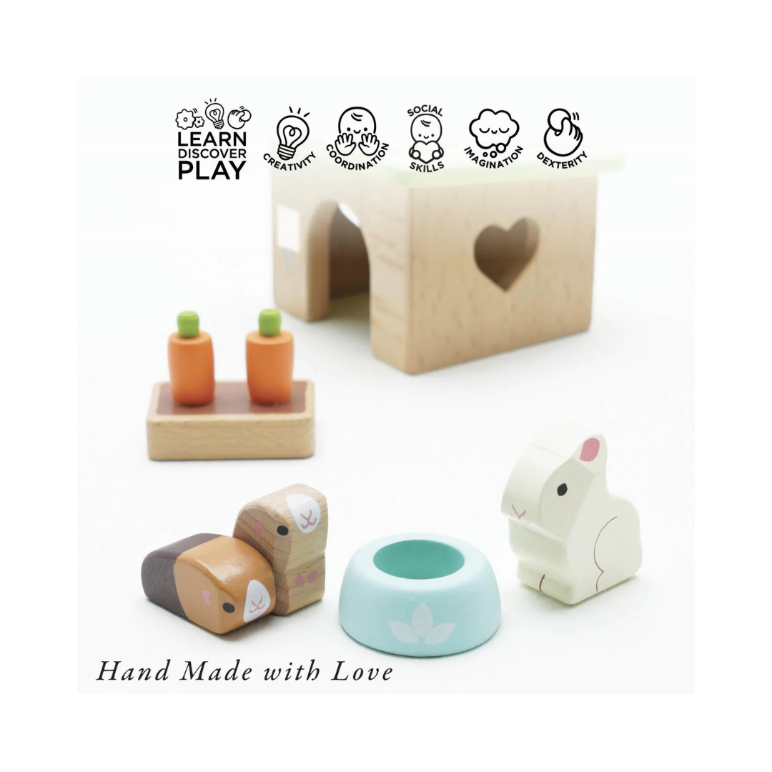 Bunny & Guinea Pet Animal Set