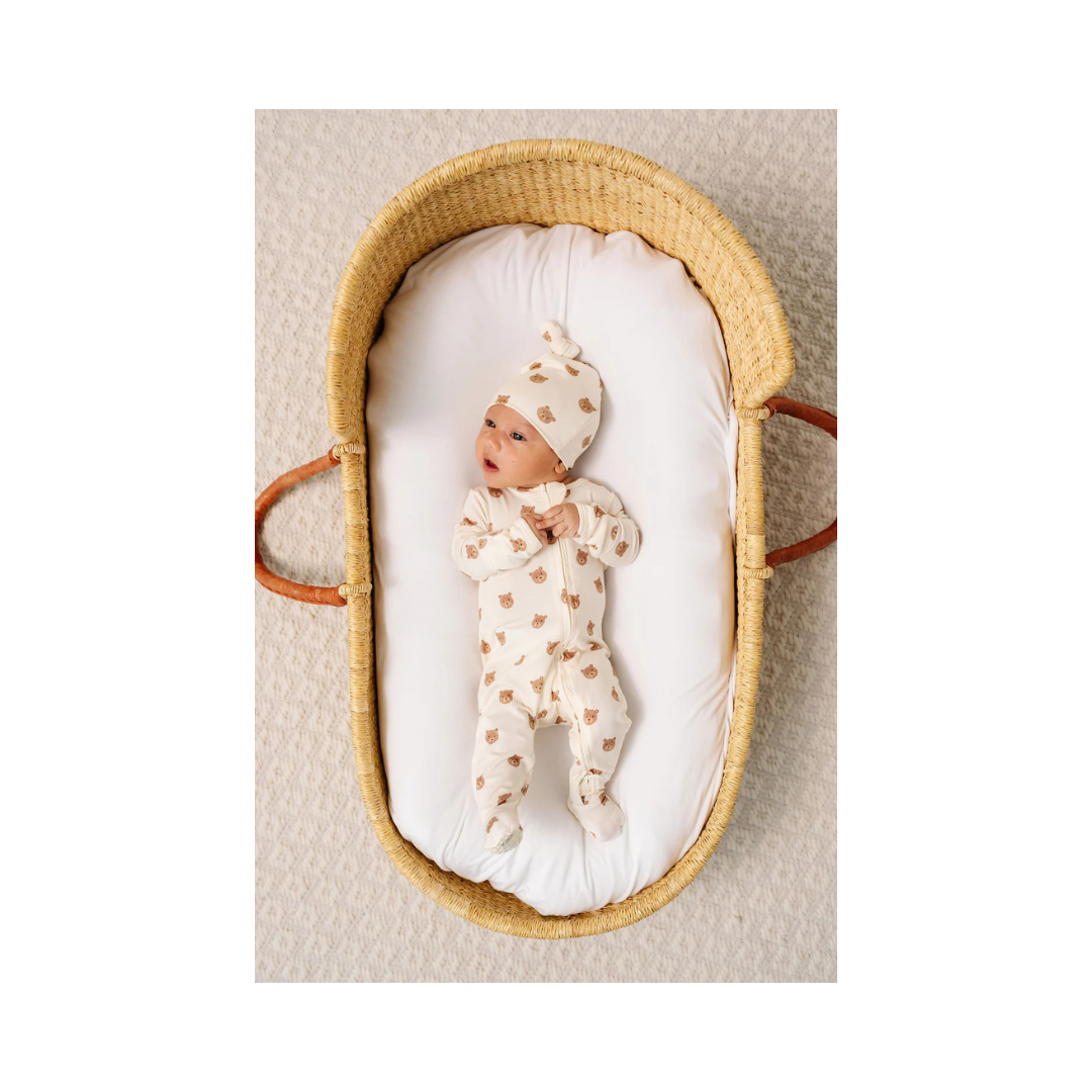 Teddy Zipper Footie