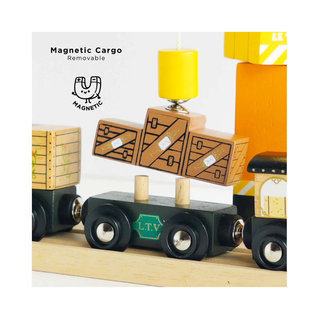 Great Green Train & Goods Wagons