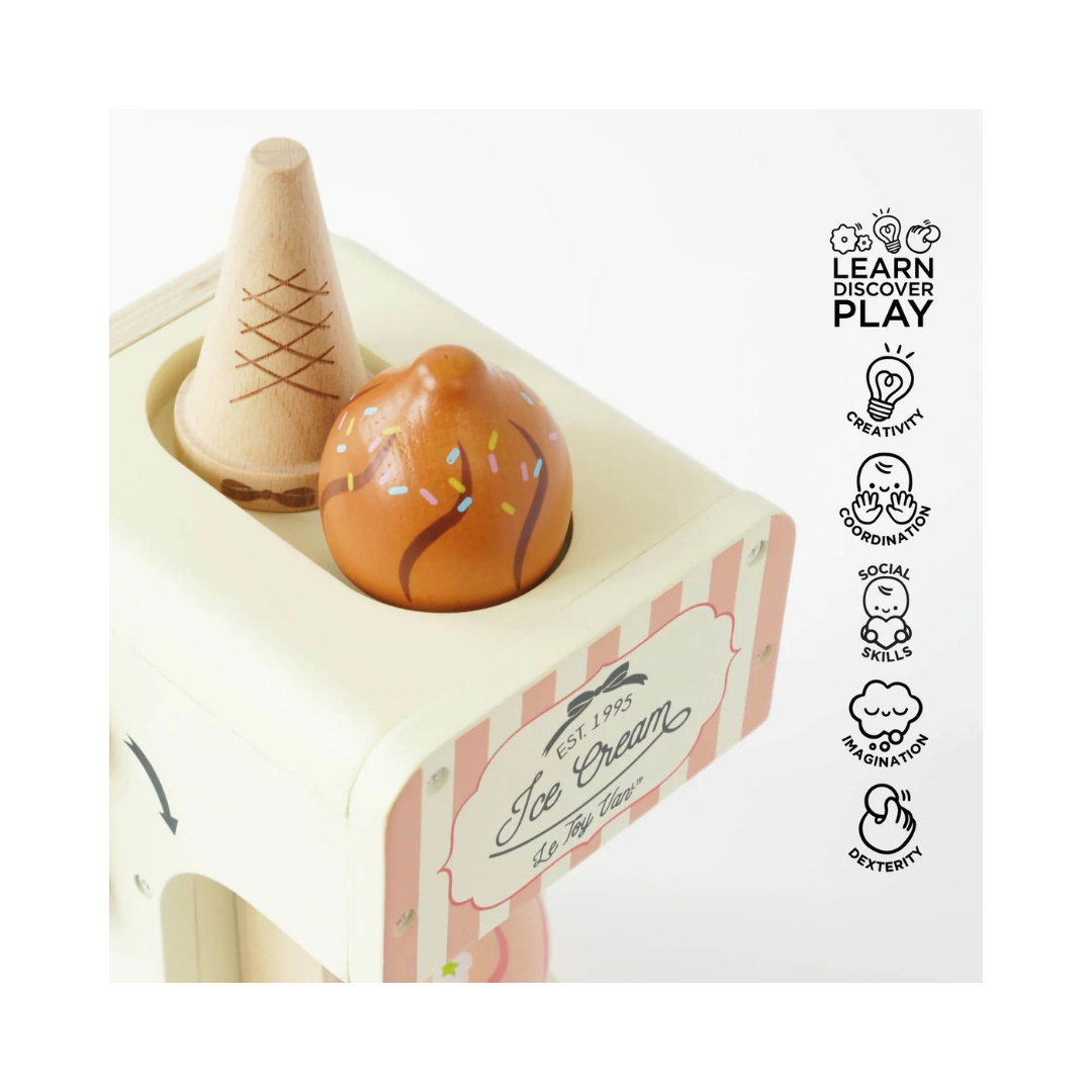 Ice Cream Machine & Play Food Cones