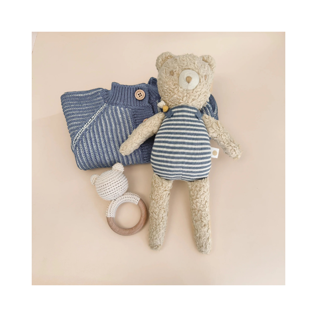 Brioche Dusty Blue Cardigan