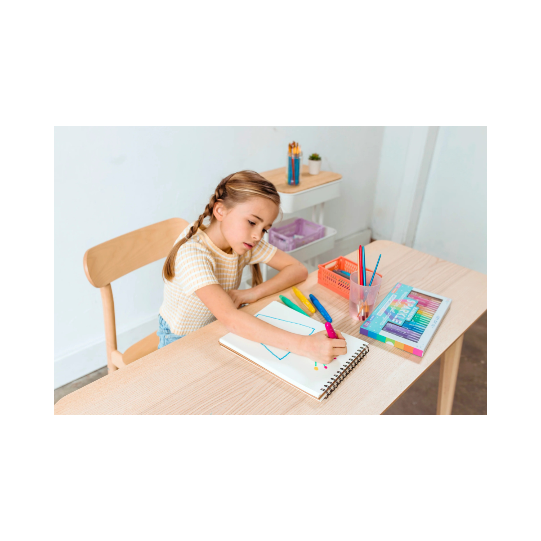 Rainbow Sparkle Watercolor Gel Crayons