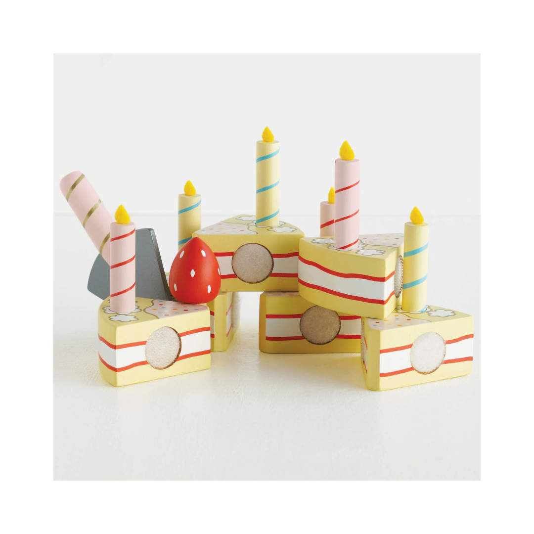 Wooden Birthday Cake