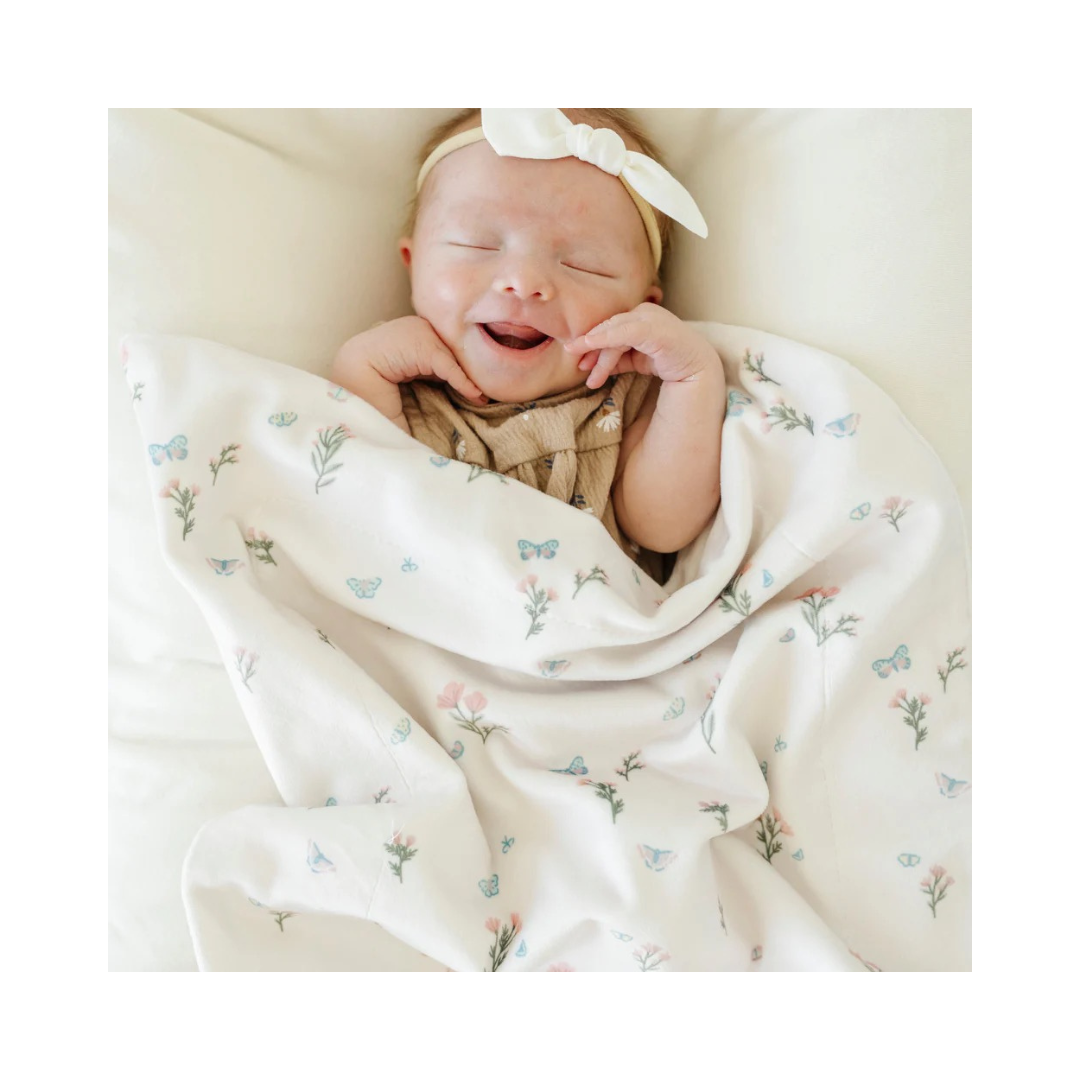 Secret Garden Minky Stretch Mini Blanket