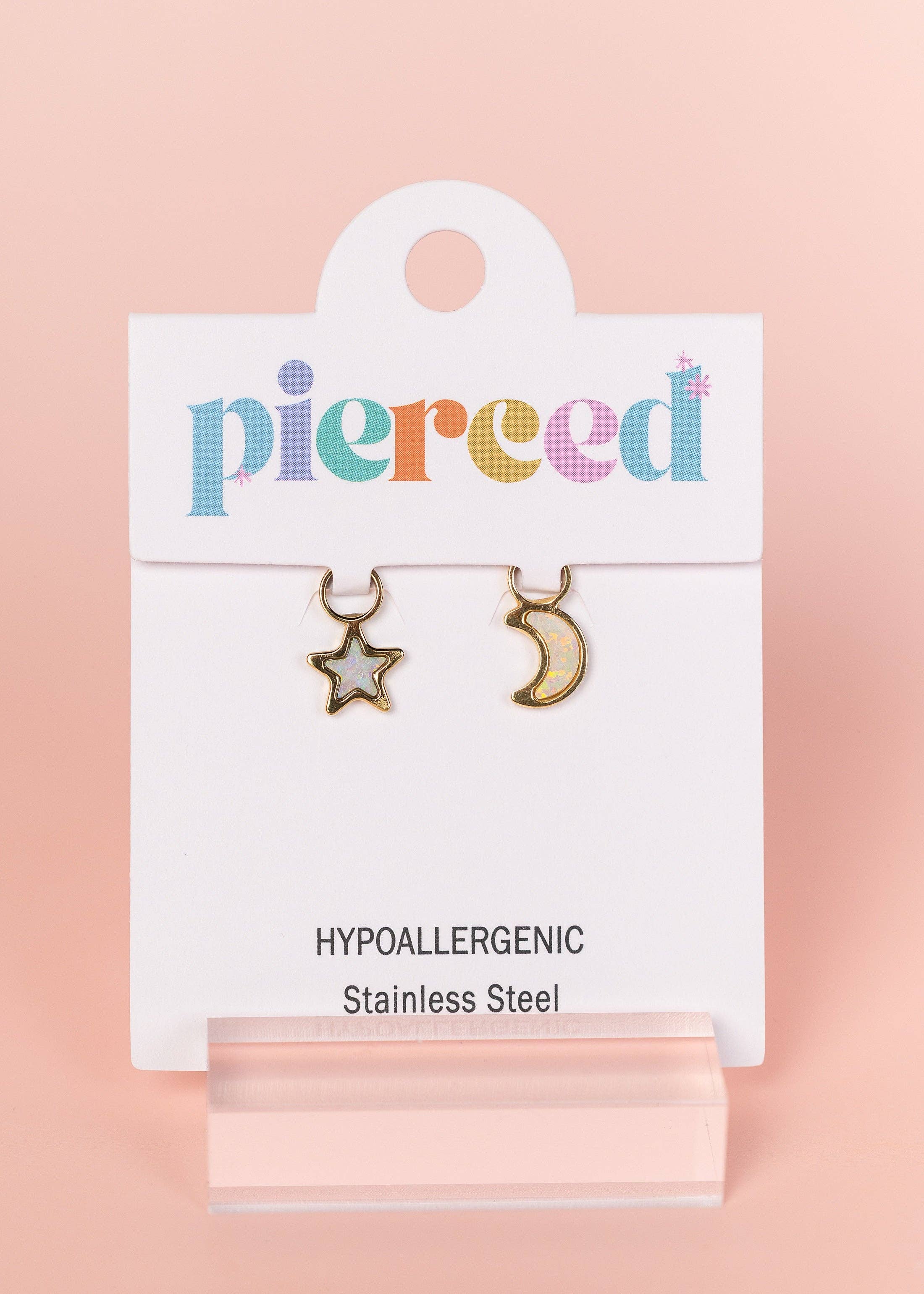 Moon/Star Opal Charms