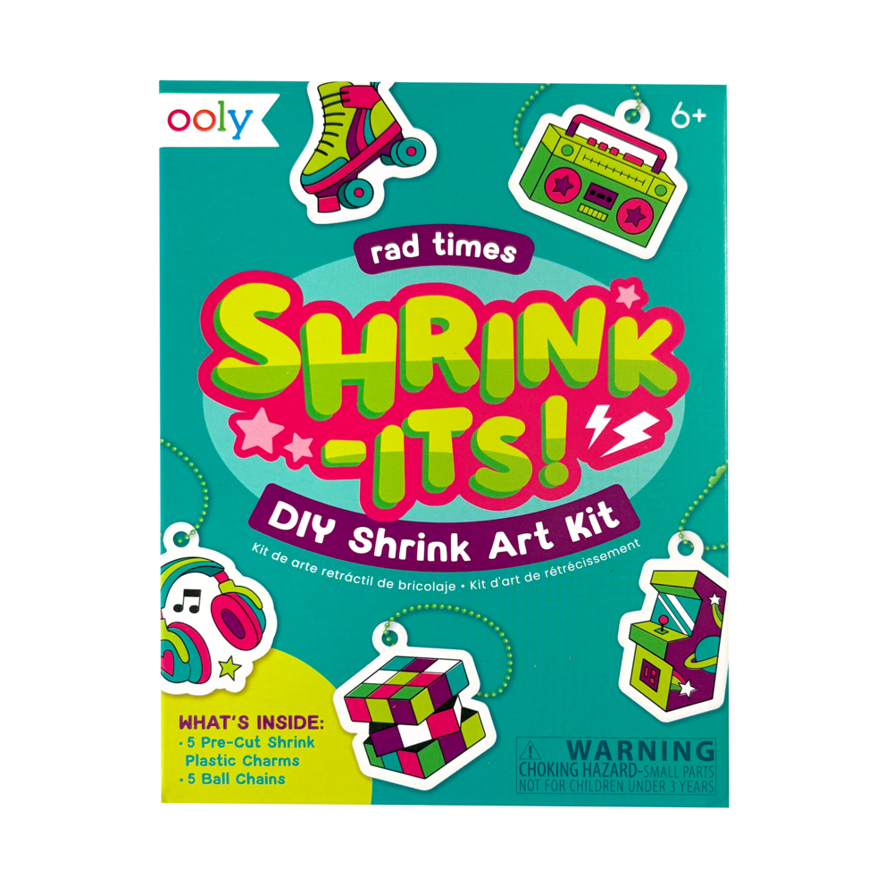 Mini Shrink-Its! DIY Shrink Art Kit - Rad Times