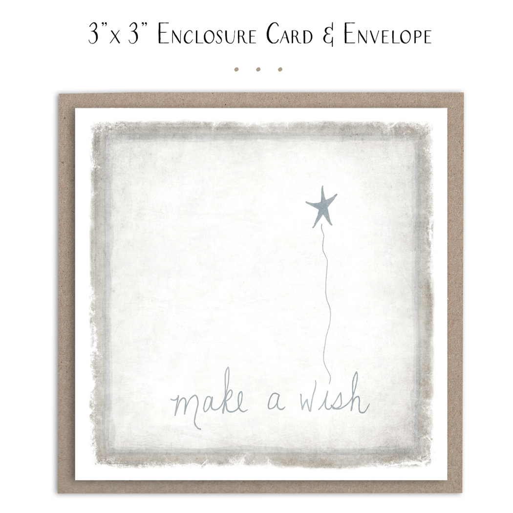 Make A Wish Mini Card: Plain