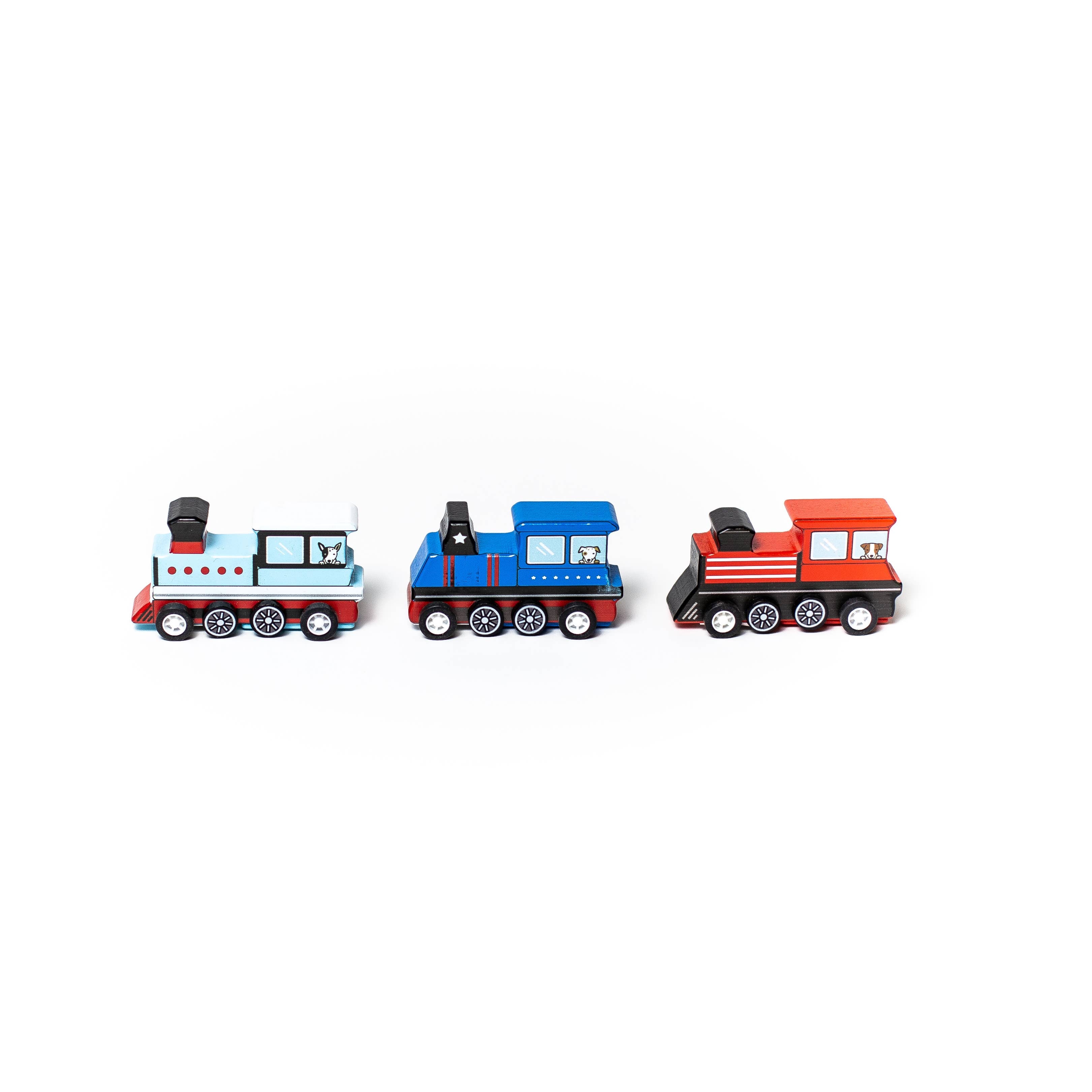 Pull Back Trains Refill - Set of 24