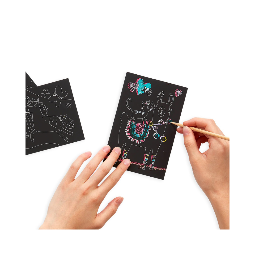 Scratch & Scribble Art Kit Funtastic Friends