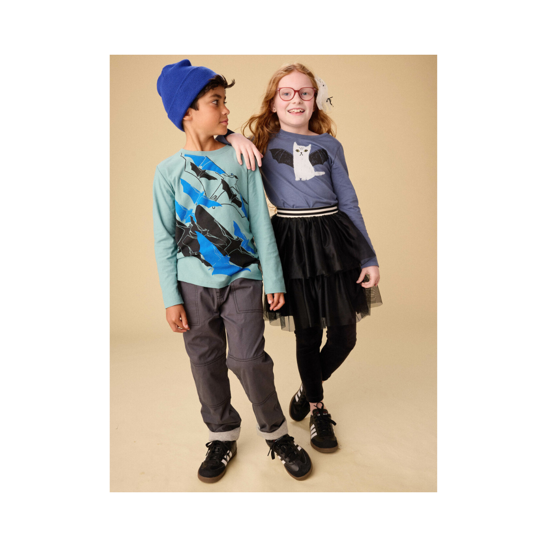 Jet Black Tiered Tulle Skirt