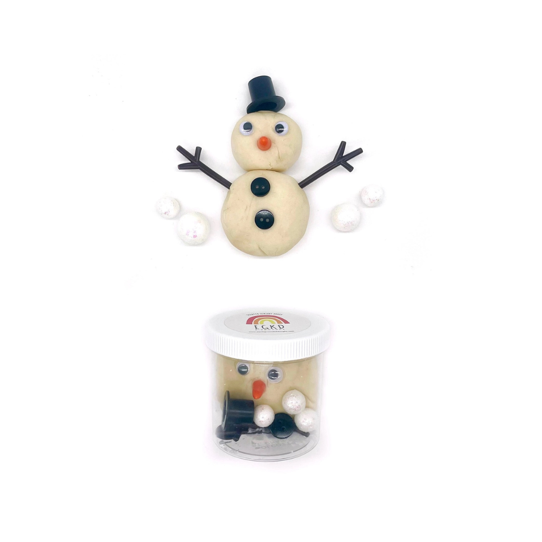 Snowman Mini Dough-To-Go