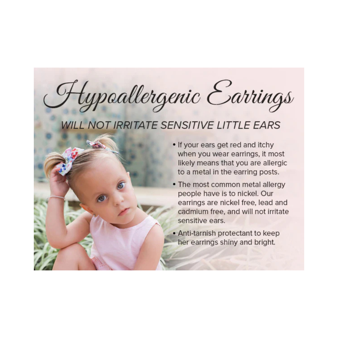 Silver Puff Heart Earrings