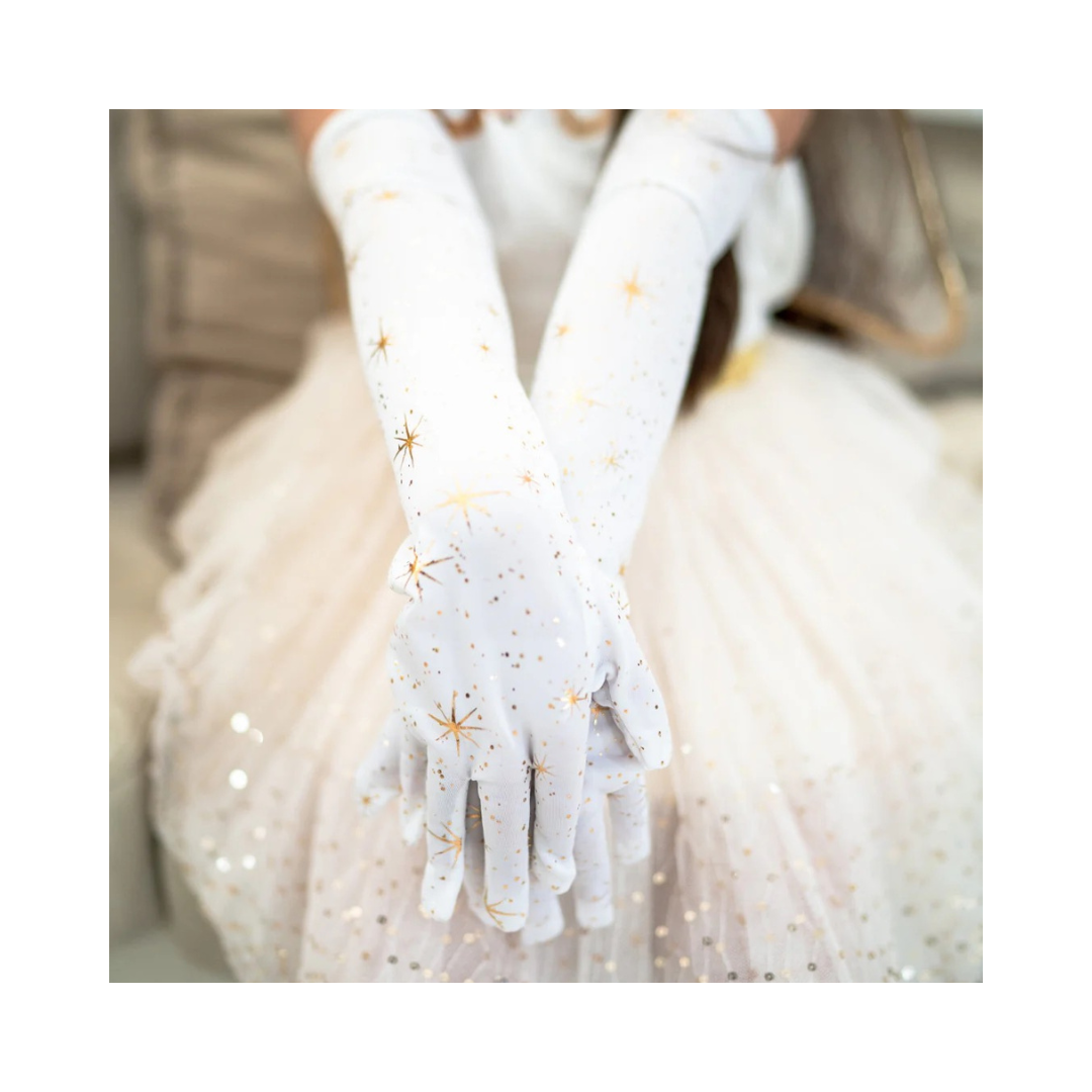 Gold Shimmer Gloves