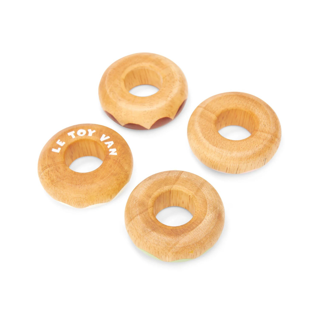 Wooden Donut Play Food Set