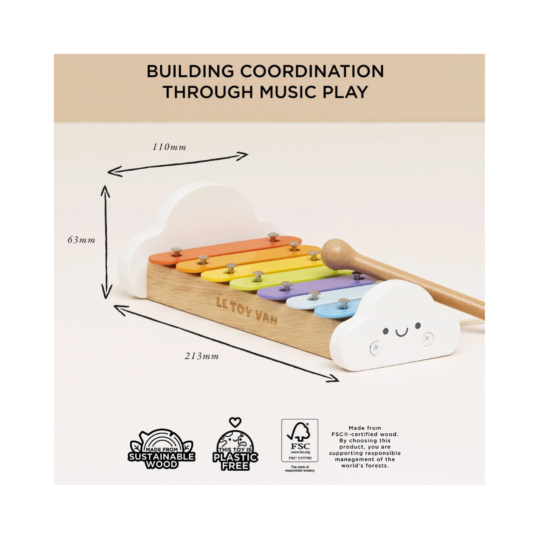 Rainbow Wooden  Xylophone
