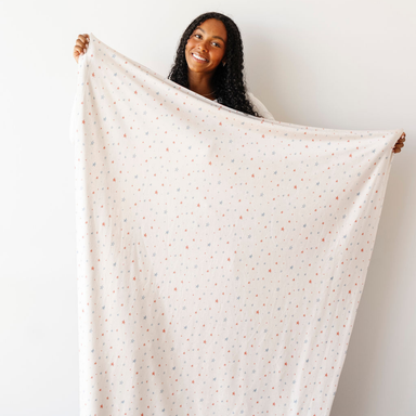Patriotic Star Minky Receiving Blanket — gallery photo 2