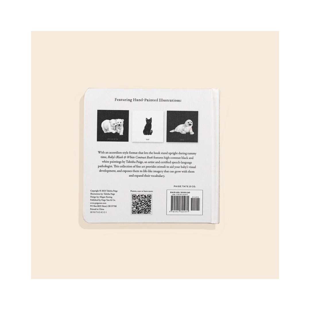 Black & White Contrast Book For Baby