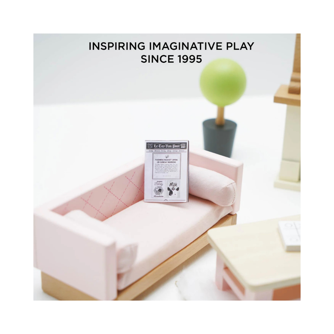 Doll House Sitting Room Furniture Set