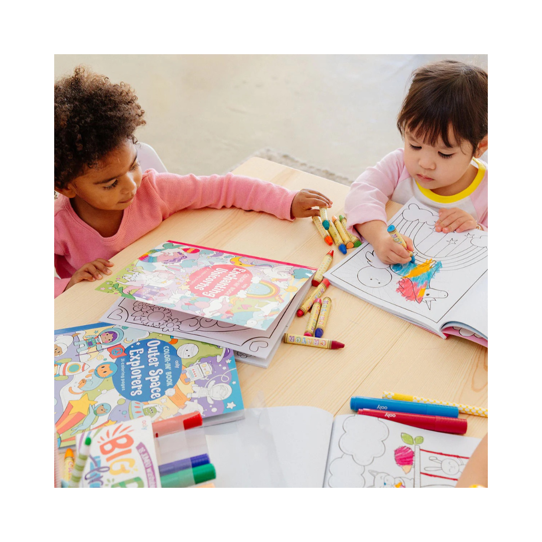 Color-in Book Enchanting Unicorns