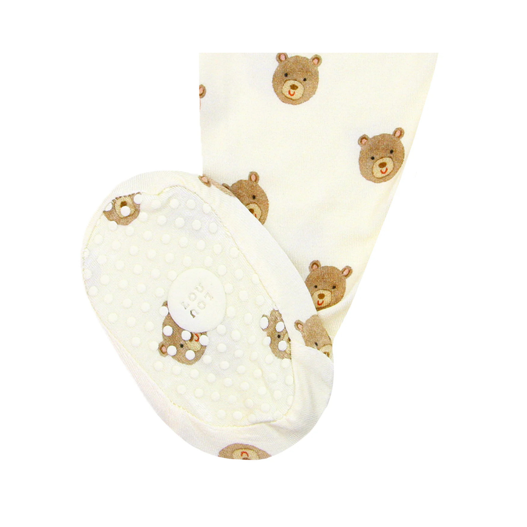 Teddy Zipper Footie