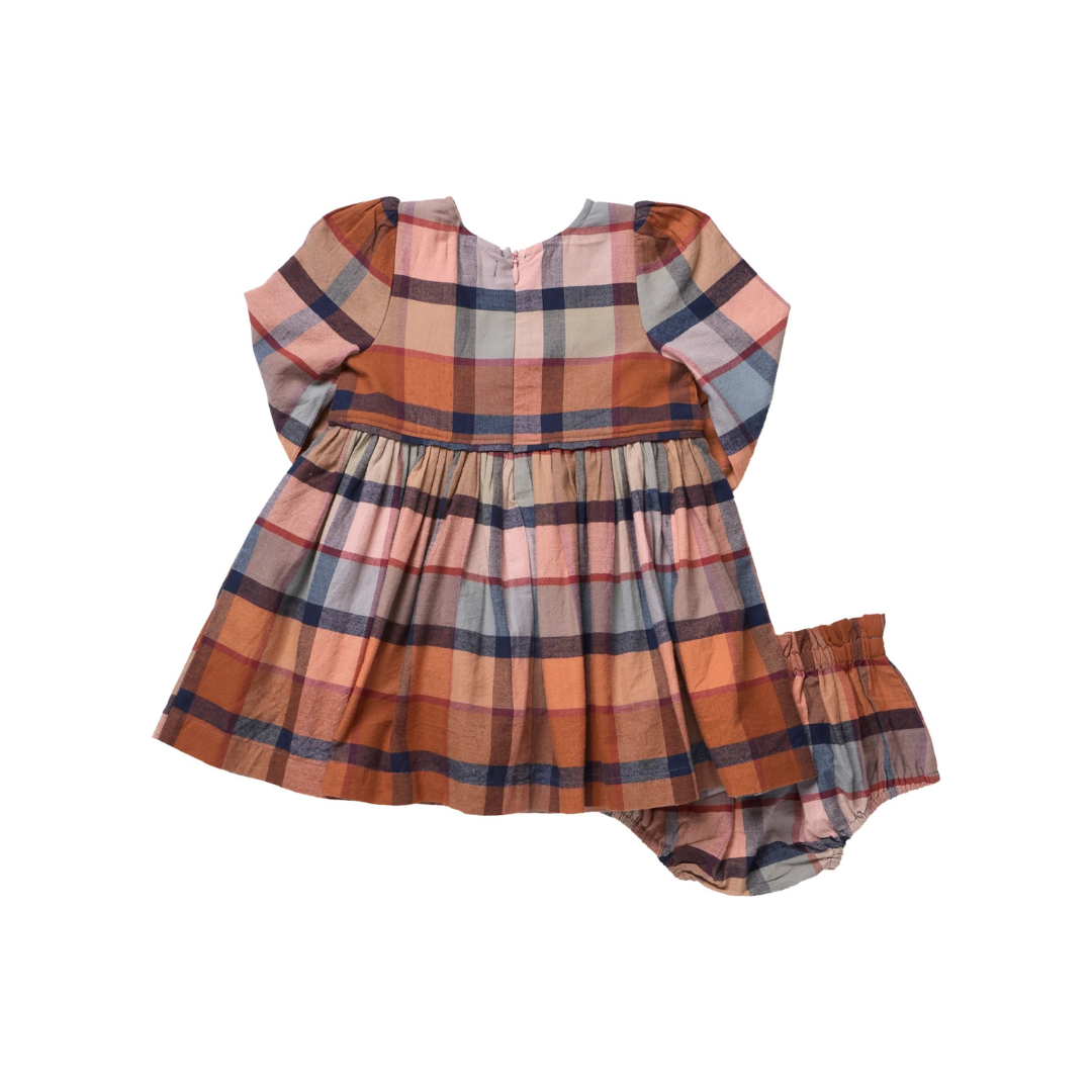 Hayride Plaid Baby Dress Set