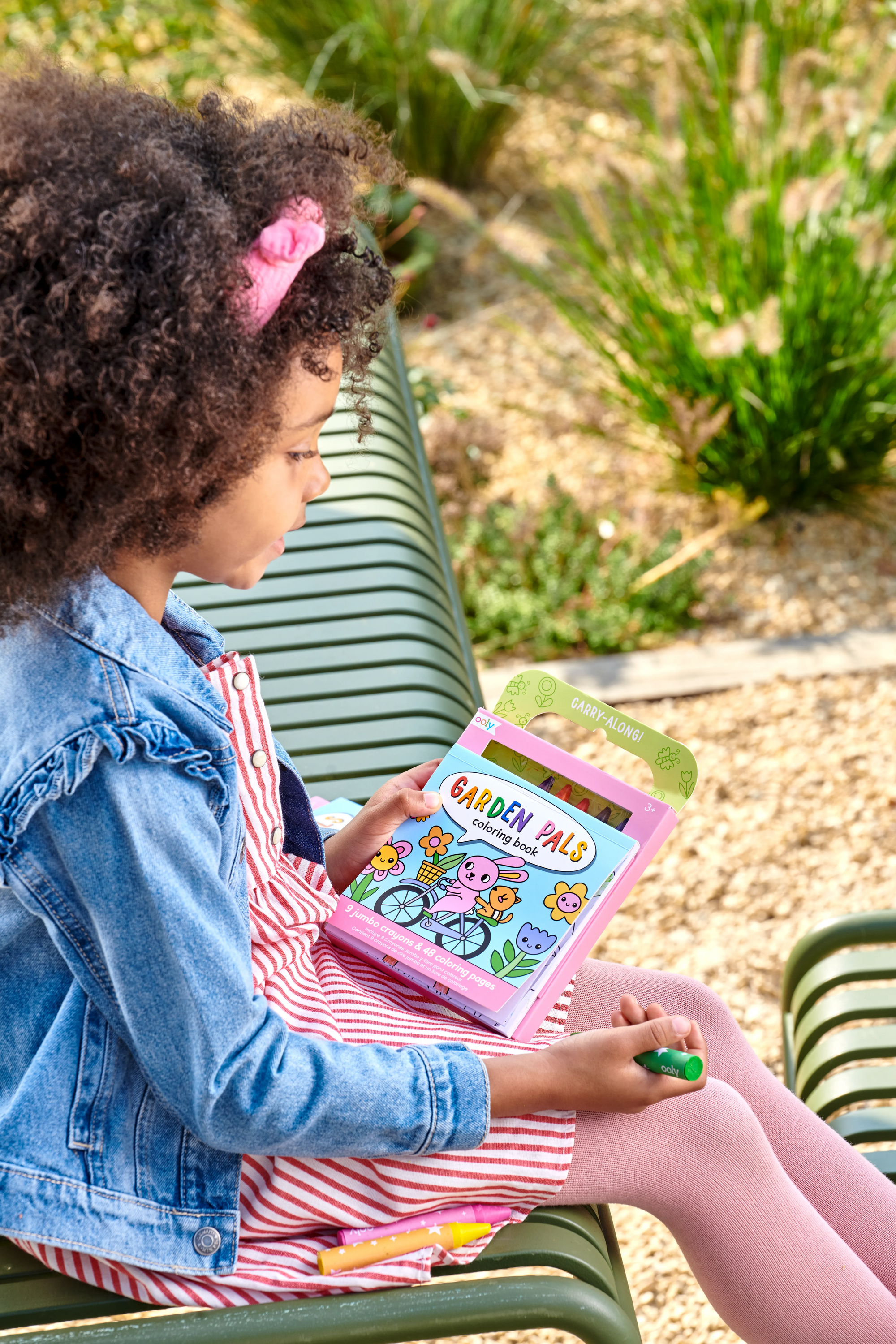 Carry-Along Coloring Book Set - Garden Pals