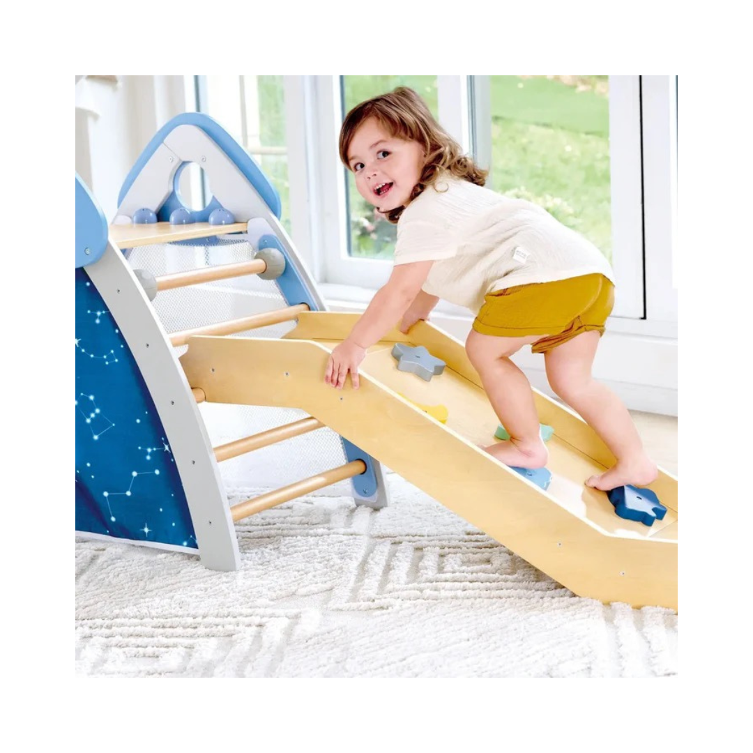 4-in-1 Climb 'n' Slide Gym Set