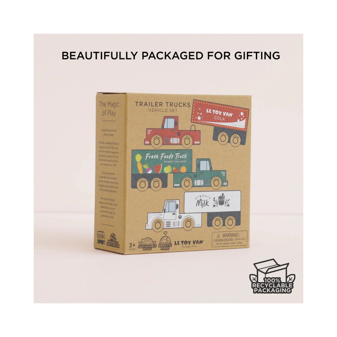 Wooden Trailer Trucks